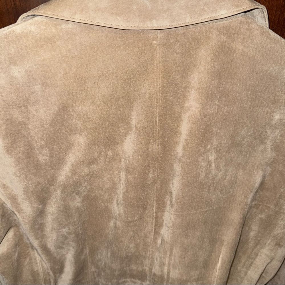 Liz Claiborne Tan Suede Blazer - Picture 6 of 6